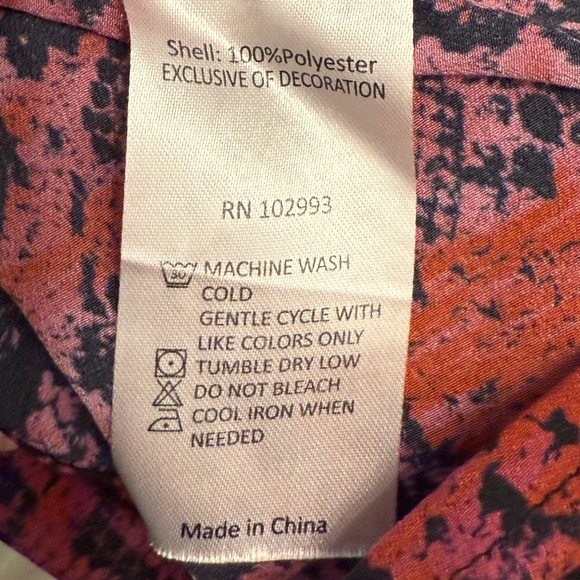 Koché Red and Black Patterned Top - Picture 8 of 8